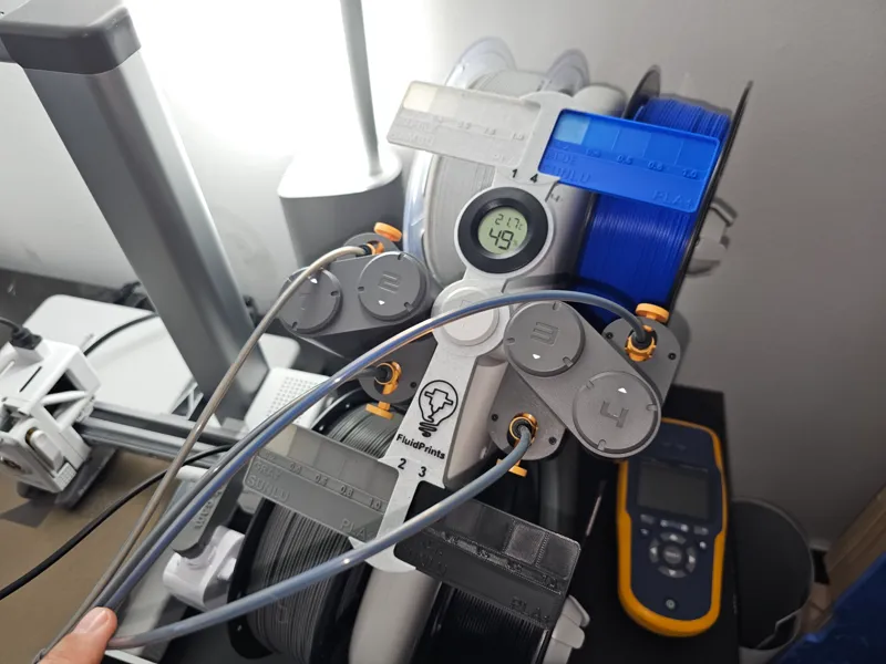 AMS Lite Filament Swatches & Hygrometer Holder