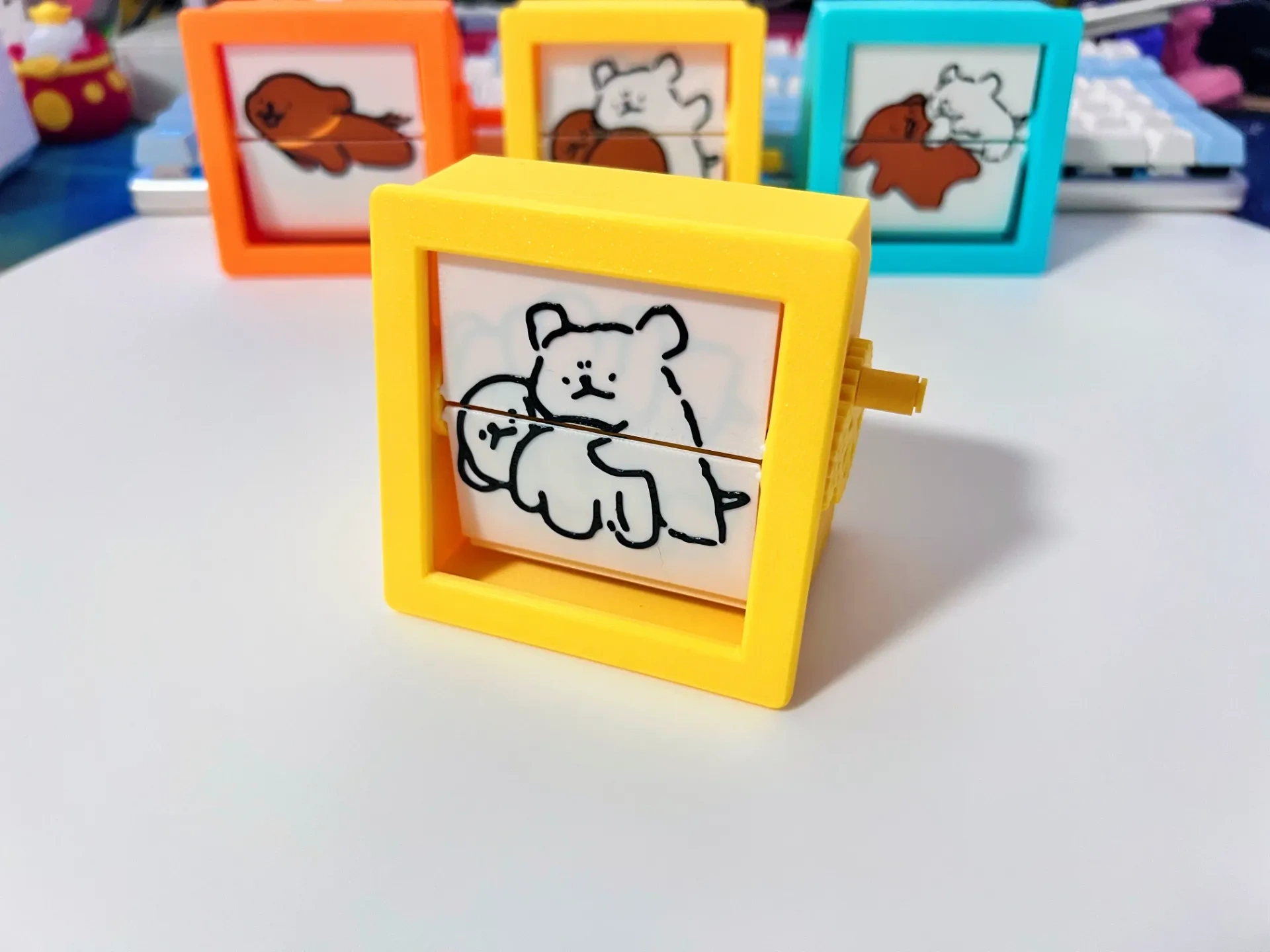 Miniatura 4 do modelo 3D 线条小狗香薰（新增电机驱动）实用解压又好玩，可单色打印