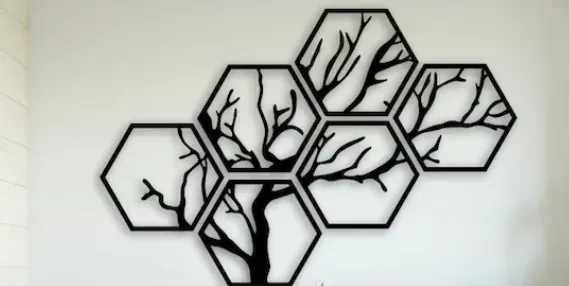 Arbre déco murale 2D
