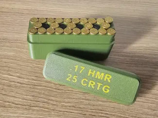 Ammobox .17 HMR for 25 rounds