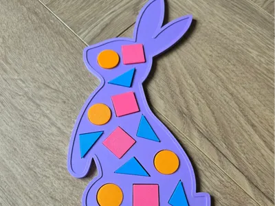 shape sorter rabbit