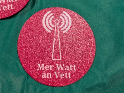 A coaster for the Swedish radio amateurs