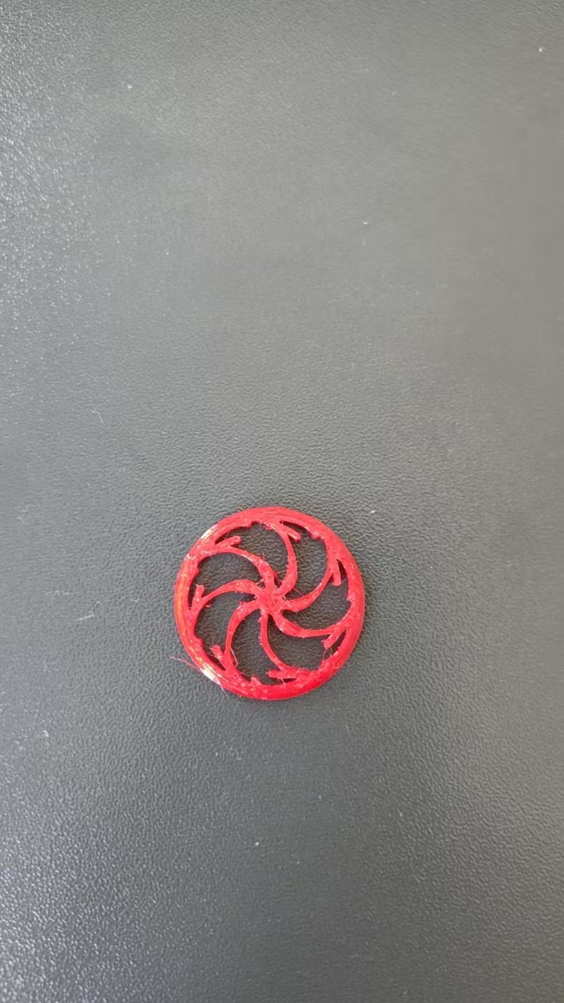 Miniatura 2 do modelo 3D 好玩的简易飞盘发射器（仅1.6克）