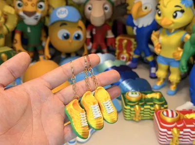 Official TodoDia3D Football Boot Keychain