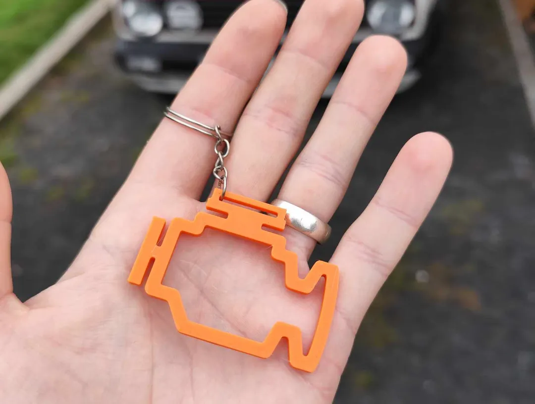 Porte-clés voyant moteur