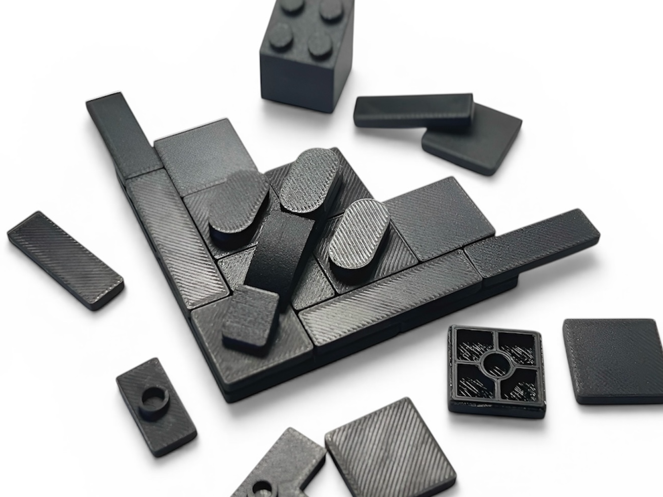 Mini B-2 Bomber Set | Snap Together Bricks