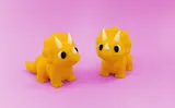 Фигурка Flexi Triceratops