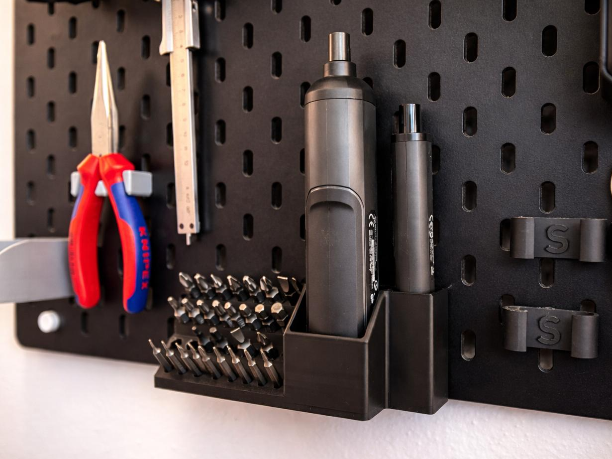 IKEA SKADIS Screwdriver Bit Holder & Storage Box