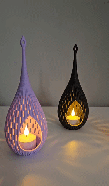 The Droplet – Hanging LED Lantern/Tealight Holder