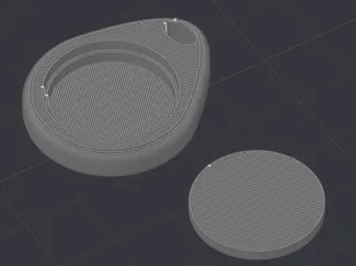 RFID Key Ring — compact RFID tag holder