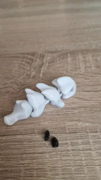 PET-G, Less material 0.16mm layer, 3 walls, 8% infill
