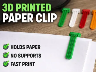 Paper Clip – Fast Test Print | Strong Grip