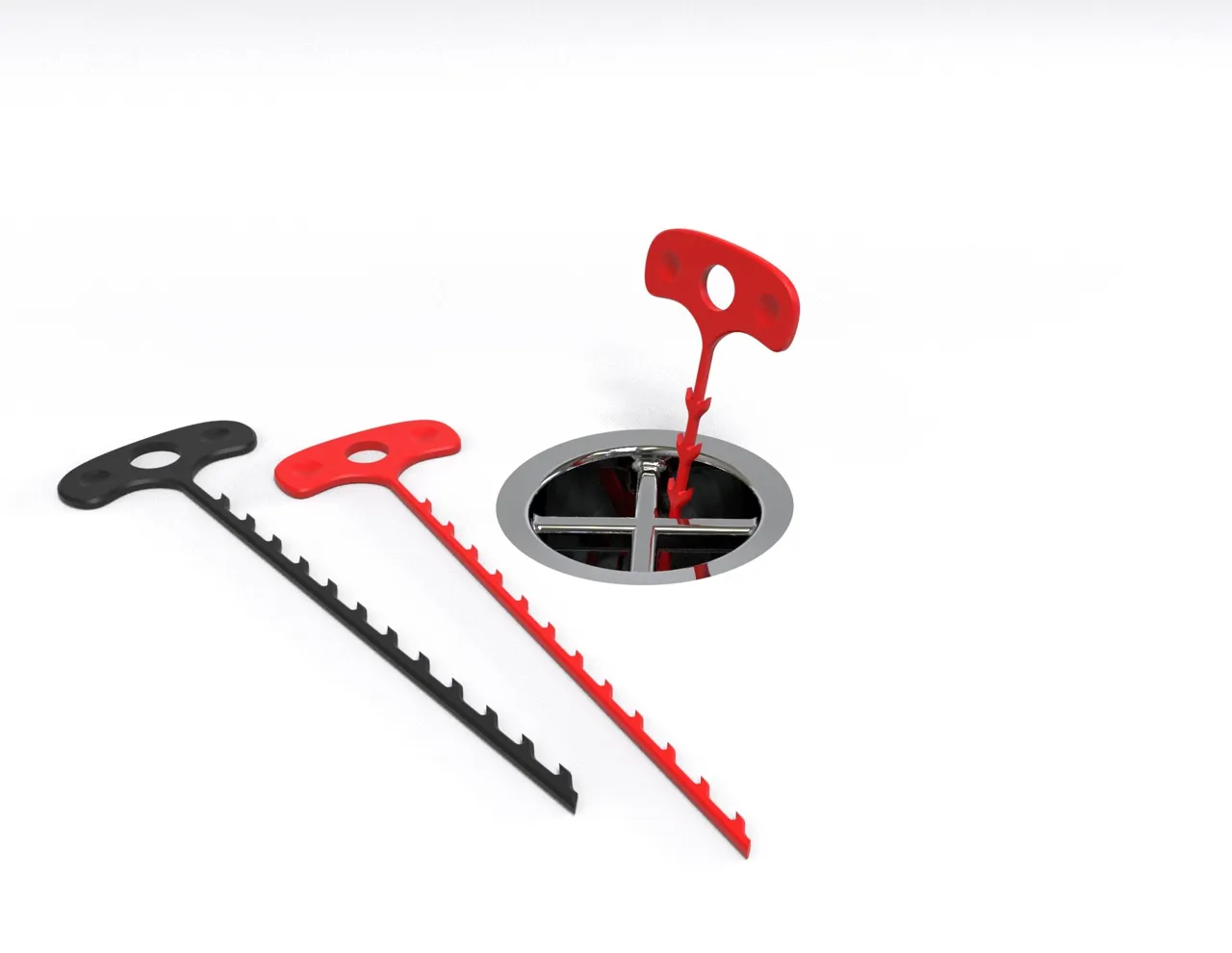 Shower Drain Cleaner / Snake - Hair Remover Tool view 2