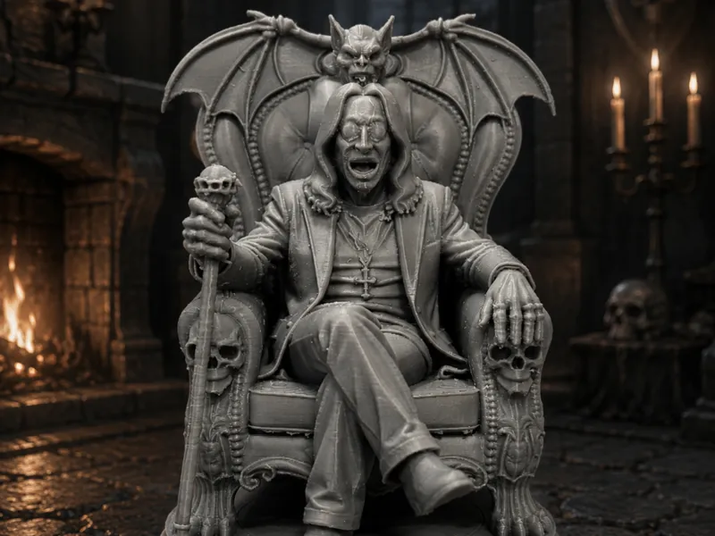 Prince of Darkness Throne – Gothic Rock Legend