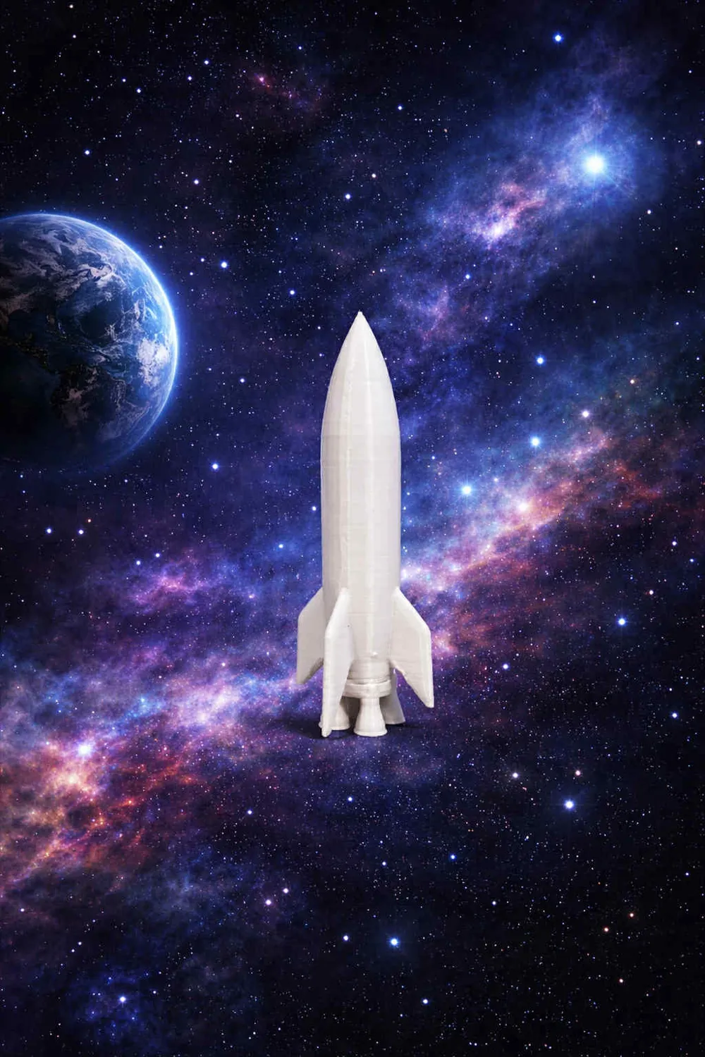 Rocket from Space - Free 3D Print Model - MakerWorld