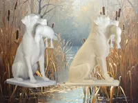Sculpture de labrador retriever — photo 1