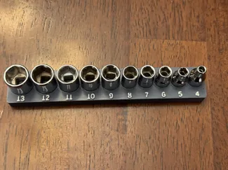 Craftsman Socket Set Organizer - 6 PT Metric