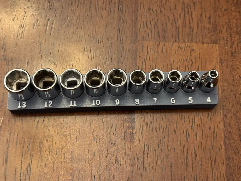 Craftsman Socket Set Organizer - 6 PT Metric