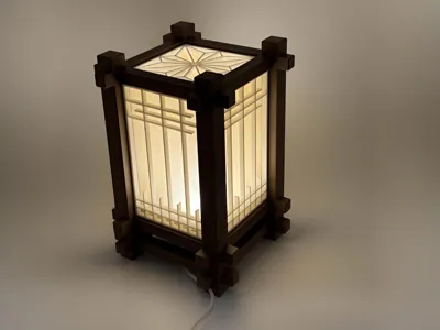 Japanese Style Night Lamp