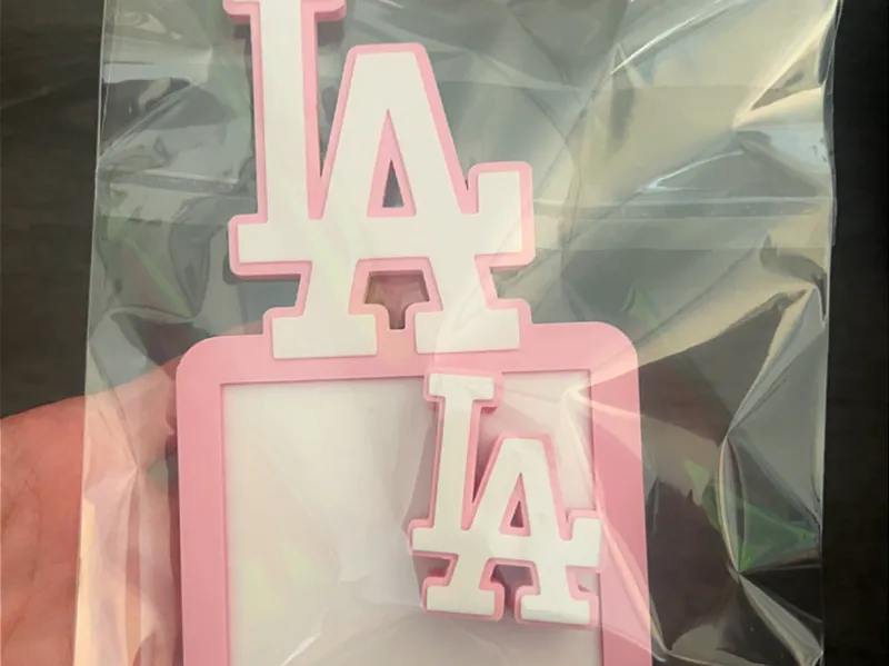 Sticky note/ straw topper !!! Dodgers LA 3x3" note