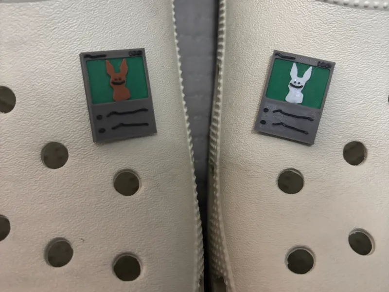 Eevee Pokémon Card Shoe Charm (Normal and Shiny)
