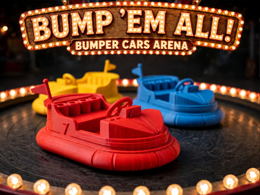 BUMP 'EM ALL! - BUMPER CARS ARENA 3D model