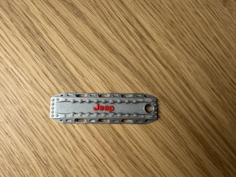 Jeep Traction Board Keychain