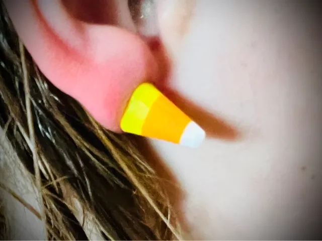 Magnetic Candy Corn Earrings