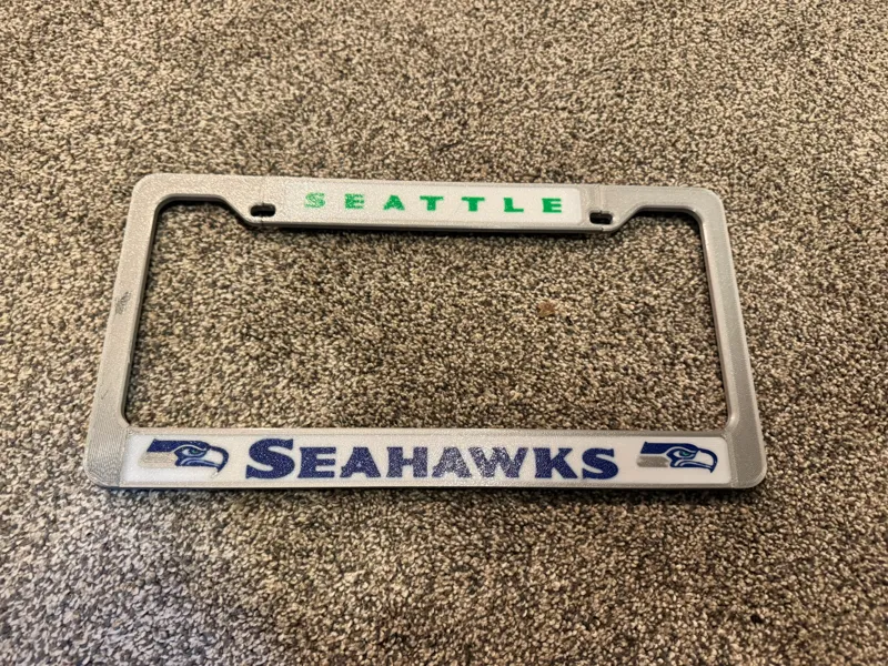 Seattle Seahawks License Plate Frame