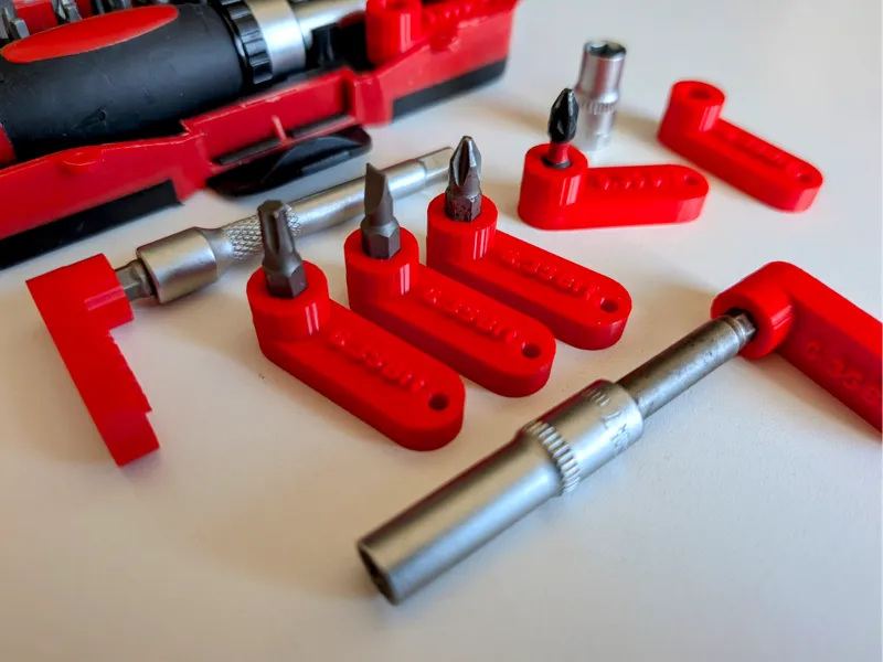 Mechalink 6.35mm Bit Spanner with Keyring Hole