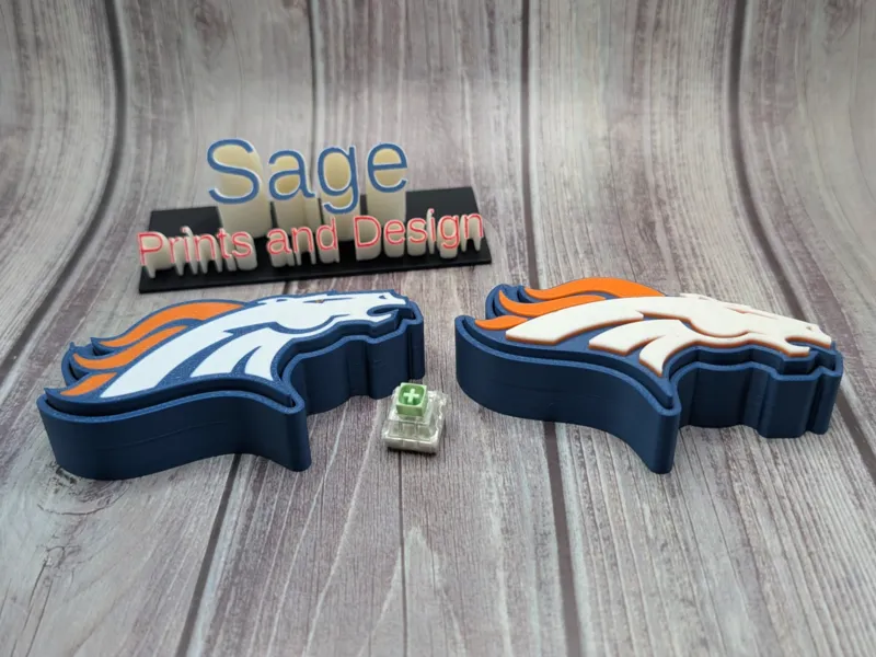 Denver Broncos clicker fidget - mechkeyboardswitch