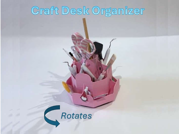 Rotating Desk Organizer