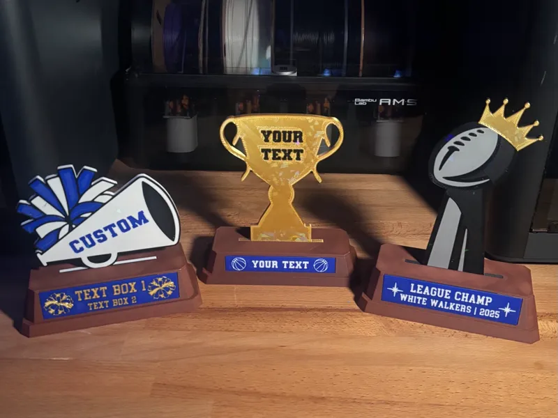 Modular Custom Trophy System | Editable Awards
