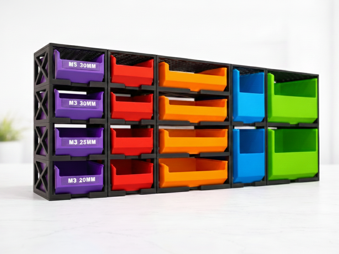 Sistema Modular de Almacenaje Apilable Stackables 