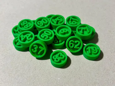 Universal Bingo Tokens / Tombola Tiles