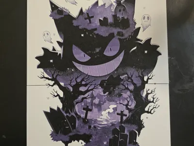 Silhouette Gengar 2 Panel