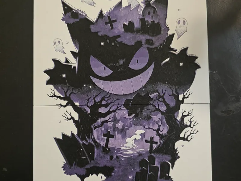 Silhouette Gengar 2 Panel