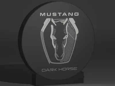 Mustang Dark Horse Lightbox