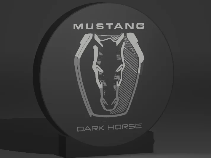 Mustang Dark Horse Lightbox
