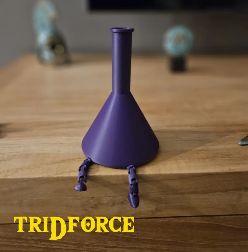Conical Flask with articulated legs