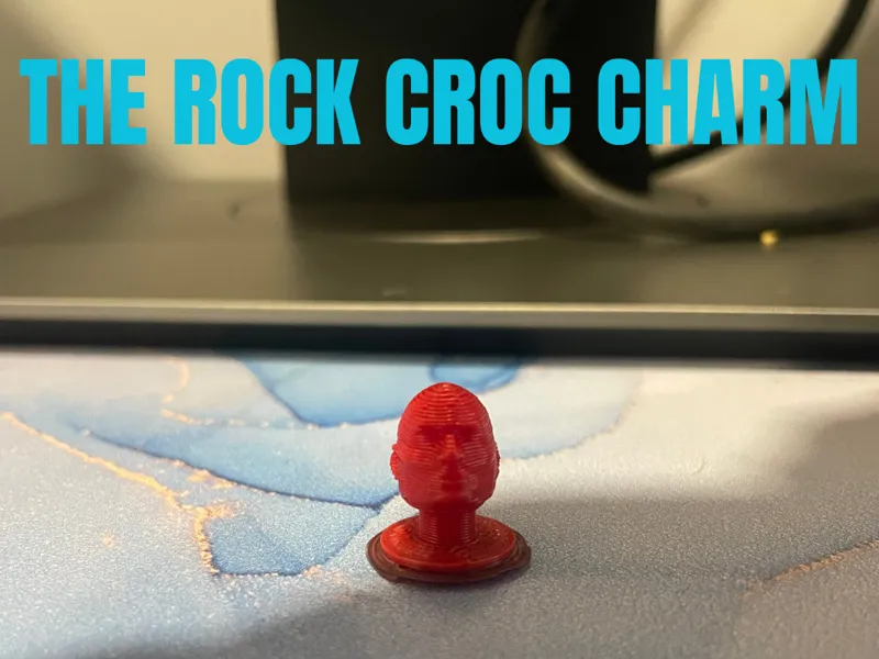 The Rock Croc Charm