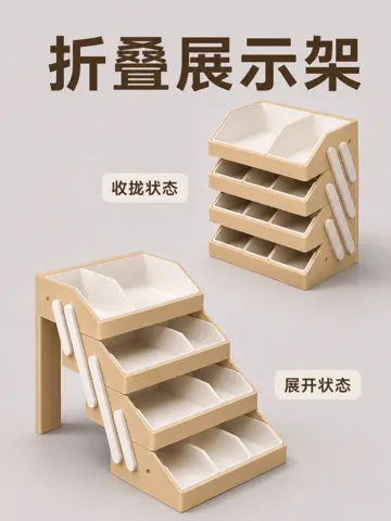 Soporte: 折叠展示架 | 展开陈列,收拢省空间 — vista de referencia 2