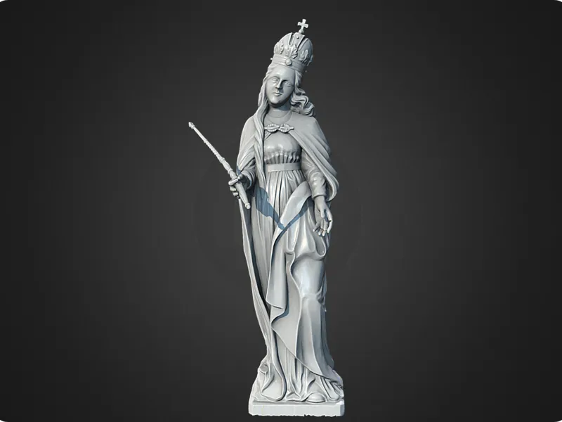 Madona Sculpture