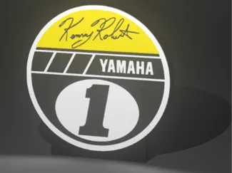 Kenny Roberts Yamaha inspired lightbox