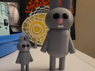 Standing Bunny Character