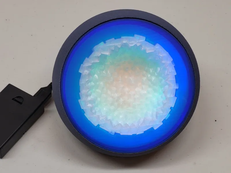 Quartz Geode Lamp