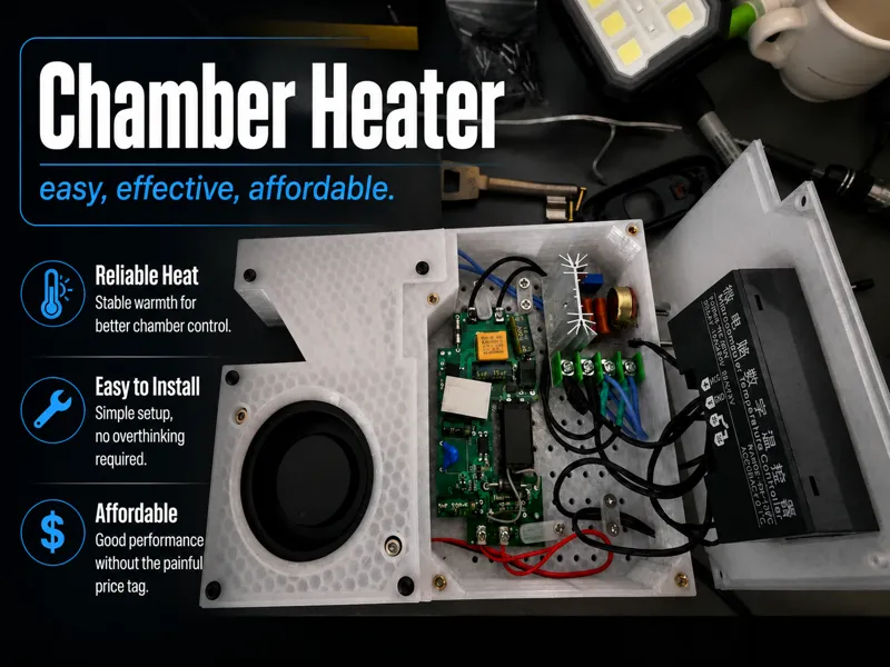 Snapmaker U1 Chamber Heater —Effective, Affordable