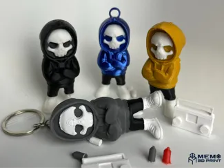 Mini Urban Hoody Skull - Figure