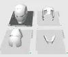 Iron Man Helmet - White Blank