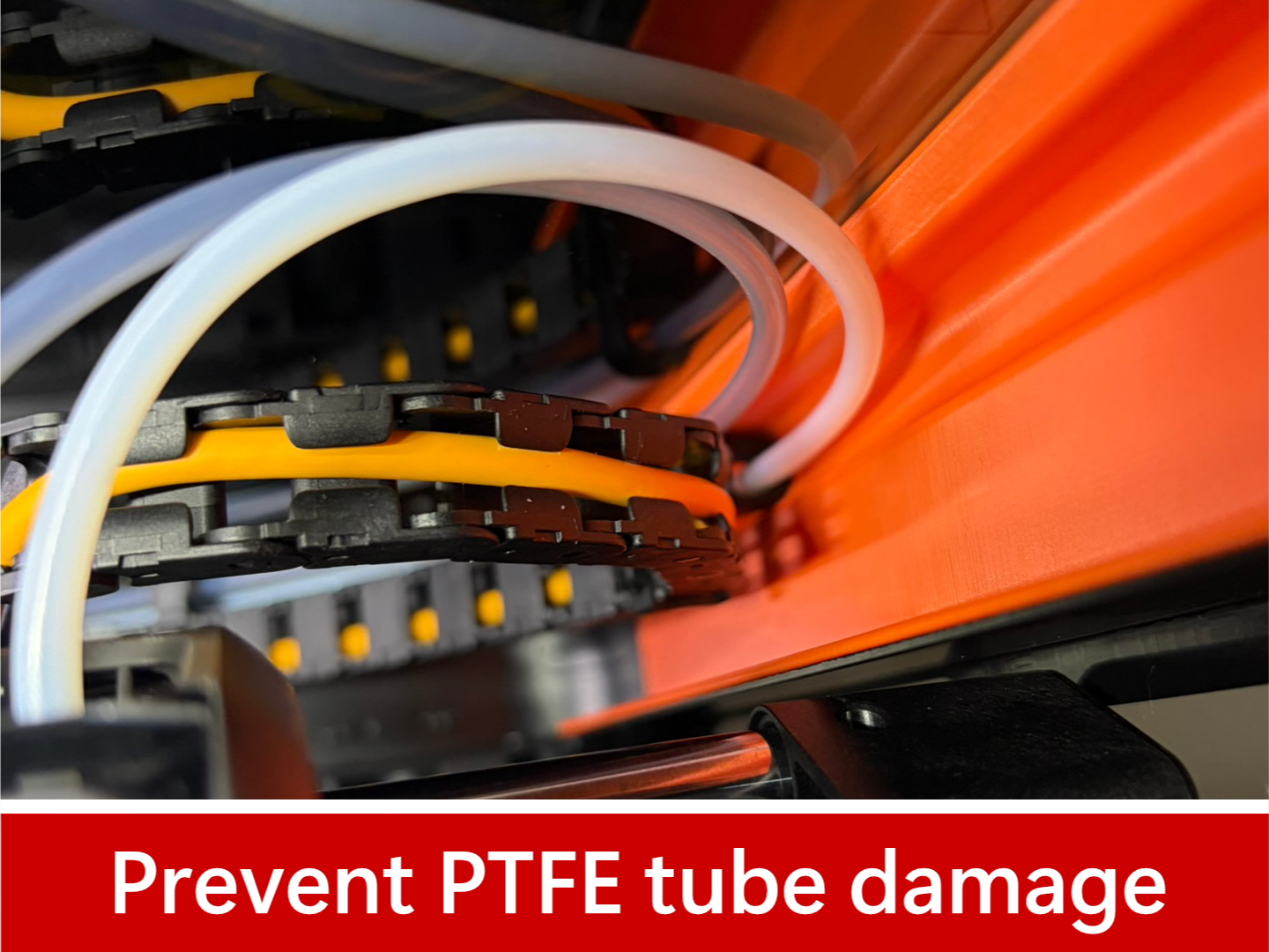 X2D Cable Chain PTFE Tube Protection